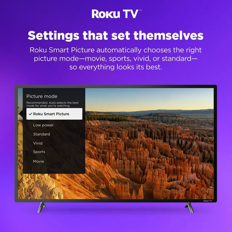 Hisense 58" Clase 4K UHD LED LCD Roku Smart TV HDR R6 Serie 58R6E3