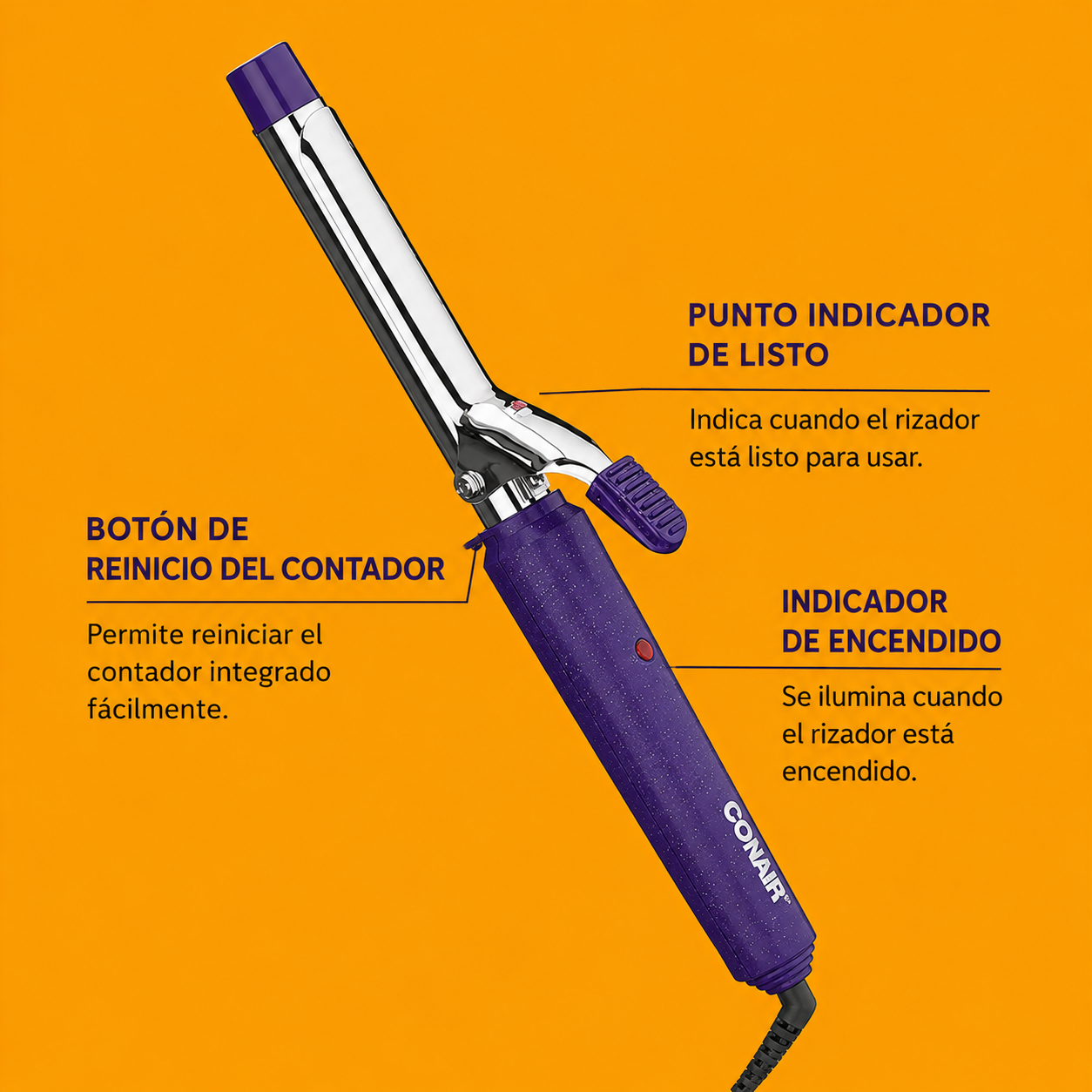 Conair Supreme Paquete de 3 Planchas para Rizar Incluye planchas para Rizar de 1/2", 3/4" y 1"