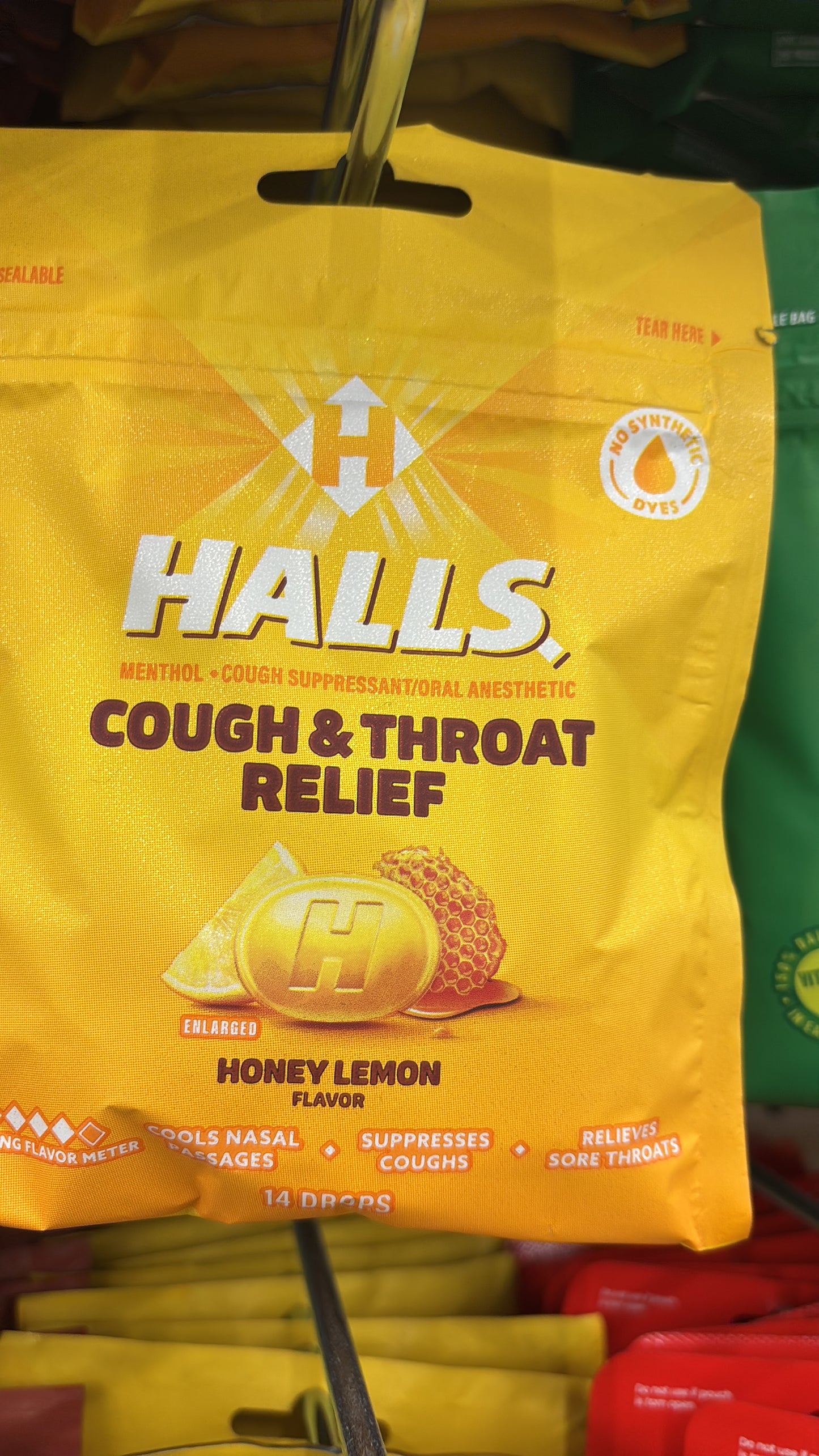 Halls cough & Throat Relief