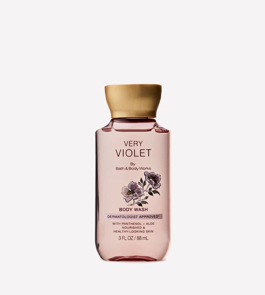 Bath & Body Works Very Violet Mini Body Wash 88 ml | Gel de Baño Floral