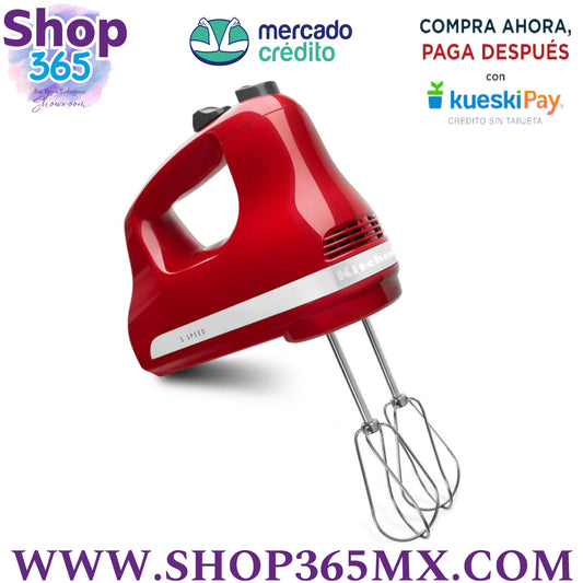 KitchenAid Mezclador de Mano 3 Velocidades, Imperio Rojo, KHM312