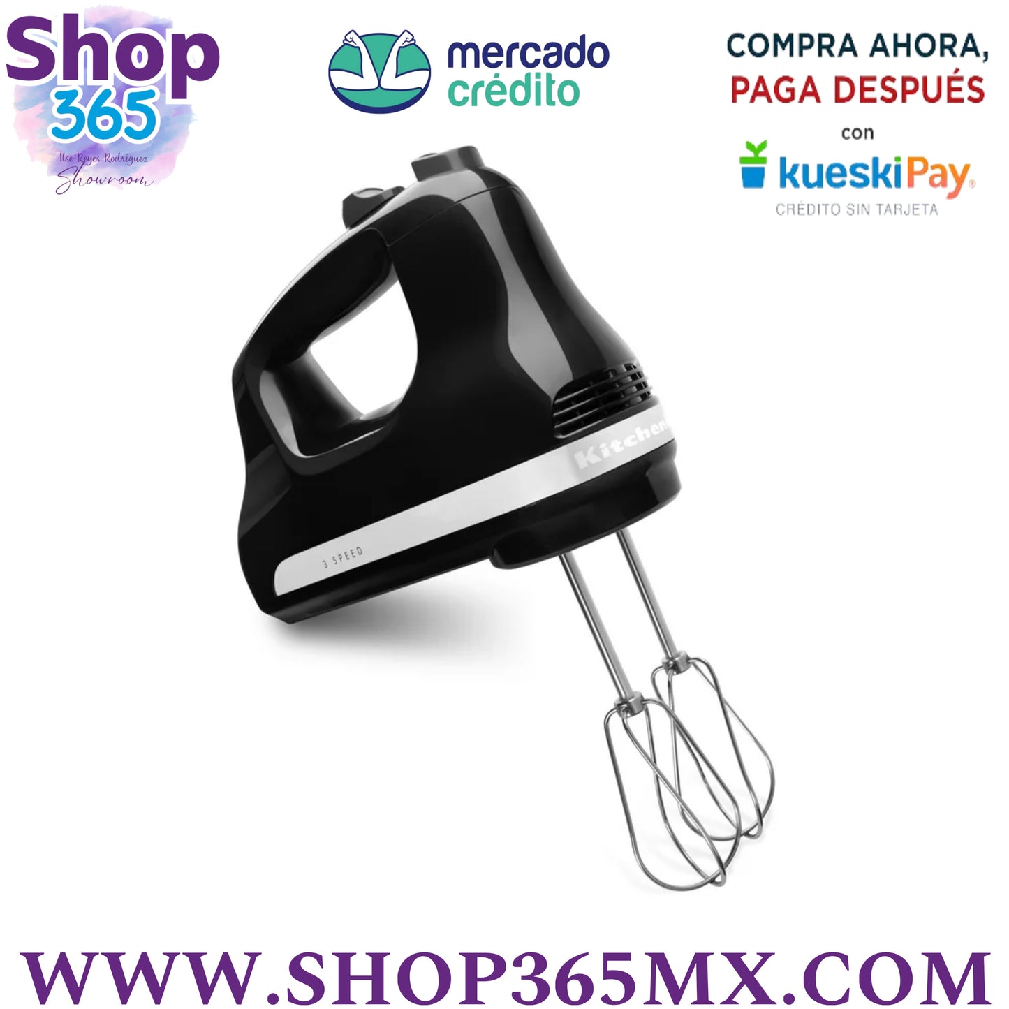 KitchenAid Batidora de Mano de 3 Velocidades - KHM312