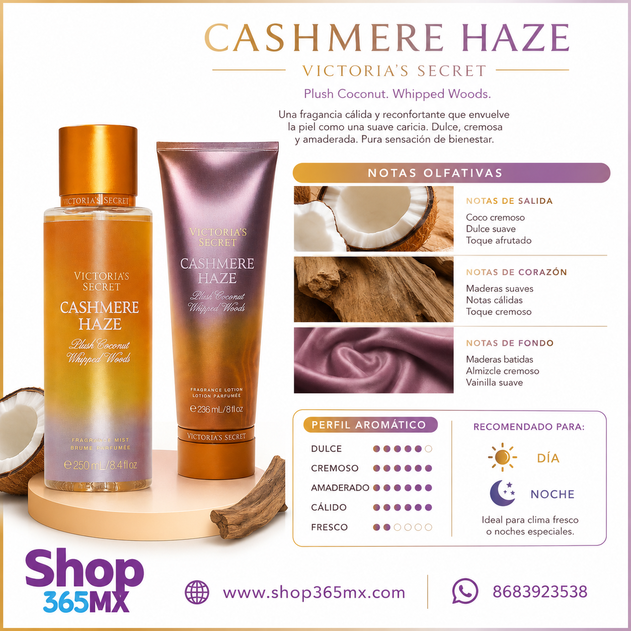 Victoria’s Secret Cashmere Haze – Body Mist & Fragrance Lotion
