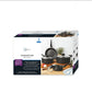 Mainstays Juego de utensilios de cocina antiadherentes de 7 piezas, color negro
