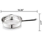Mainstays Juego de Utensilios de Cocina y Sartenes de Acero Inoxidable Antiadherente de 10 Piezas