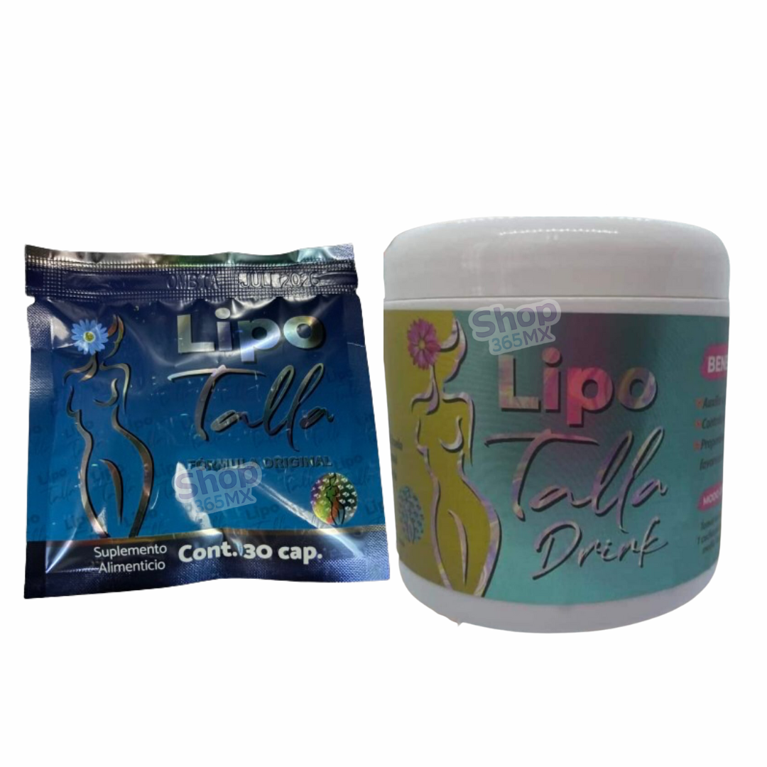 Blue Loss Size Más Lipotalla Drink