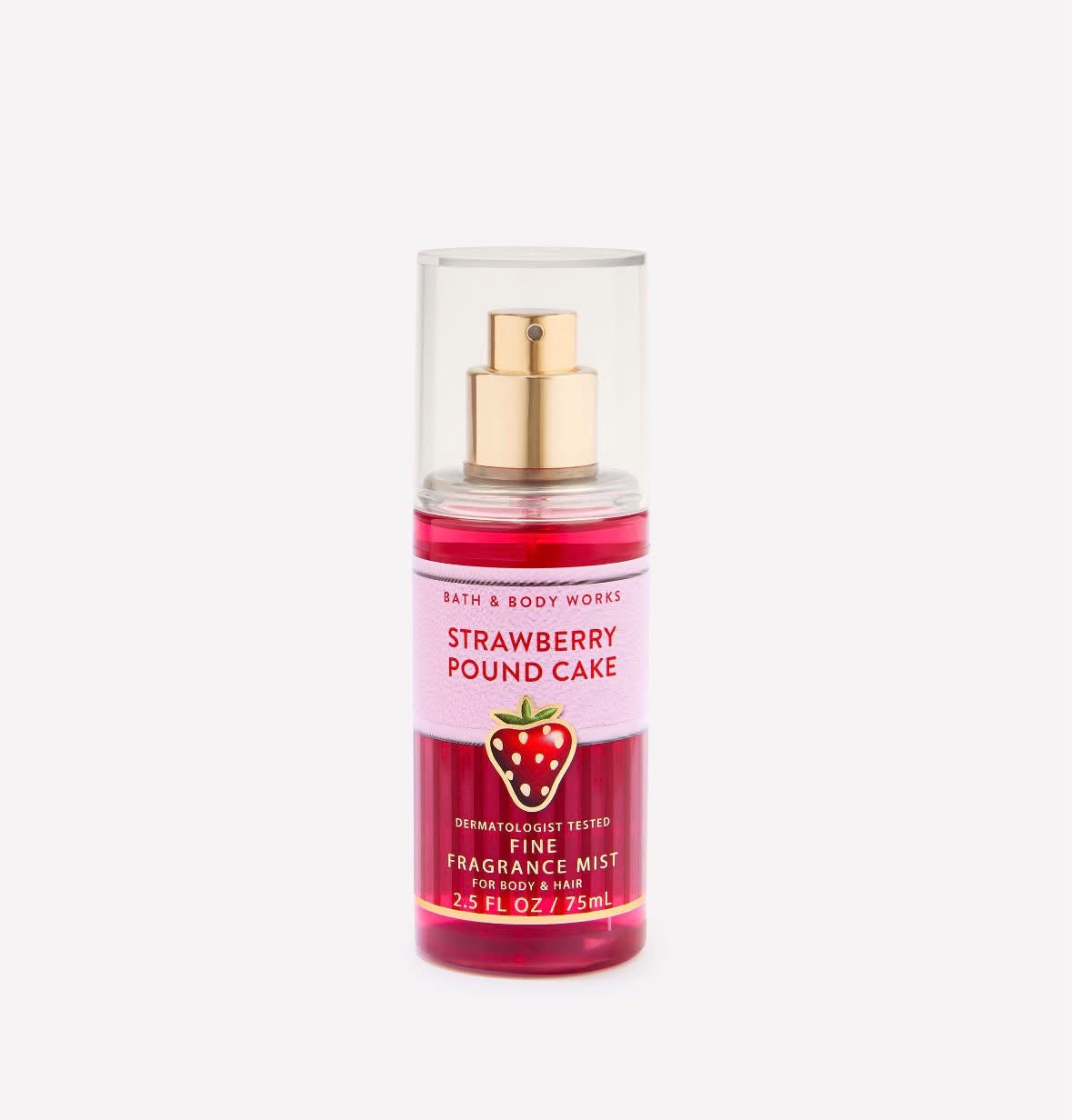 Bath & Body Works Strawberry Pound Cake Mini Mist 75 ml