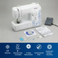 Brother LX3817 Sewing Machine, Portátil de Tamaño Completo de 17 Puntadas Blanco