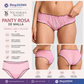 Panty Rosa de Malla con Ribete Negro – Corte Hipster Femenino