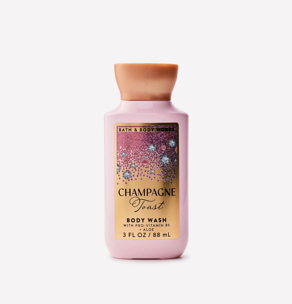 Bath & Body Works Champagne Toast Mini Body Wash 88 ml | Gel de Baño Frutal