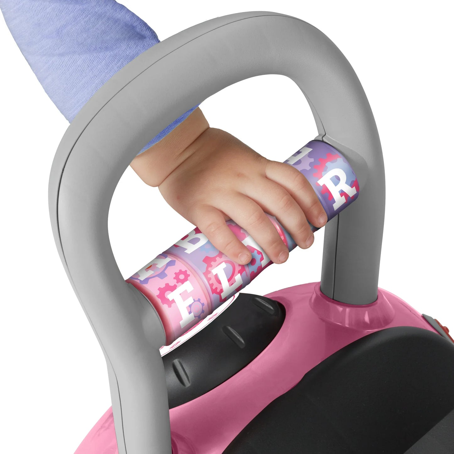 Radio Flyer Auto Creativo 3 en 1 Push Walker & Ride-on con Funciones Interactivas, Rosa