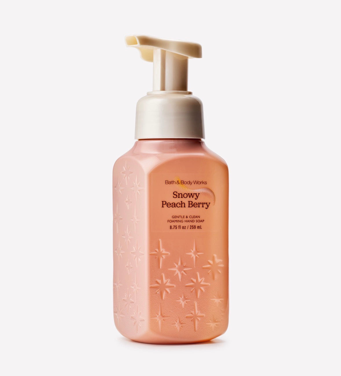 Bath & Body Works Snowy Peach Berry | Jabón Espuma para Manos 259 ml