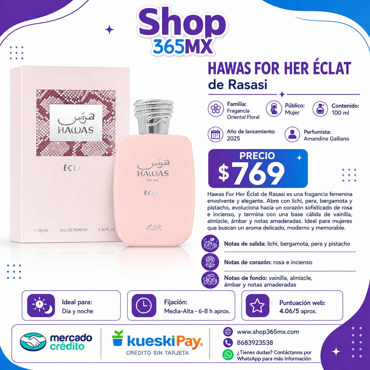 Rasasi Hawas Eclat EDP M 100ML