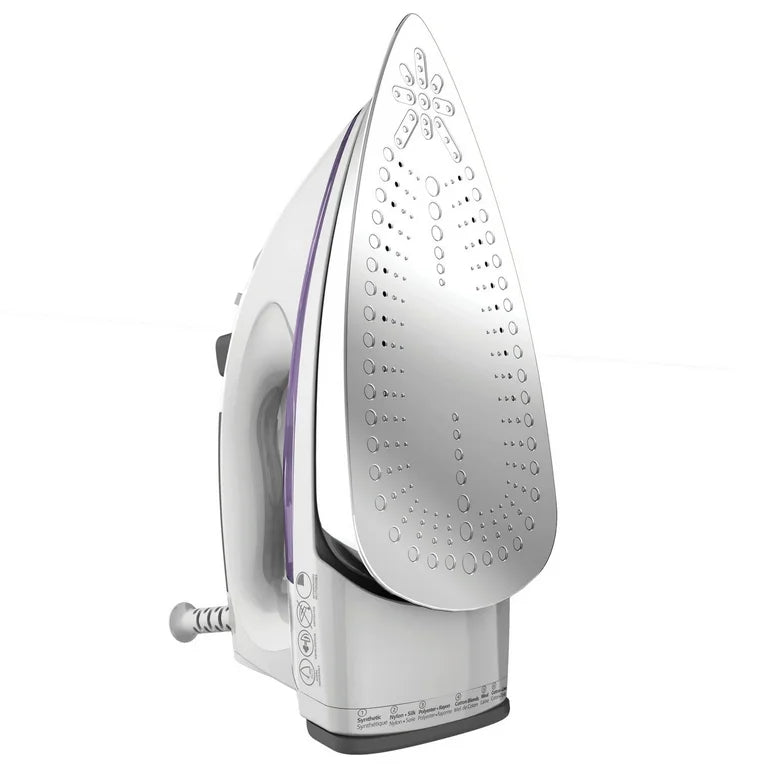 BLACK+DECKER Professional Steamer with Stainless Steel Sole and Extra Long Cord, Purple, IR1350S