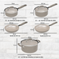 Mainstays Juego de Utensilios de Cocina de Cerámica de Calibre Pesado de 10 Piezas