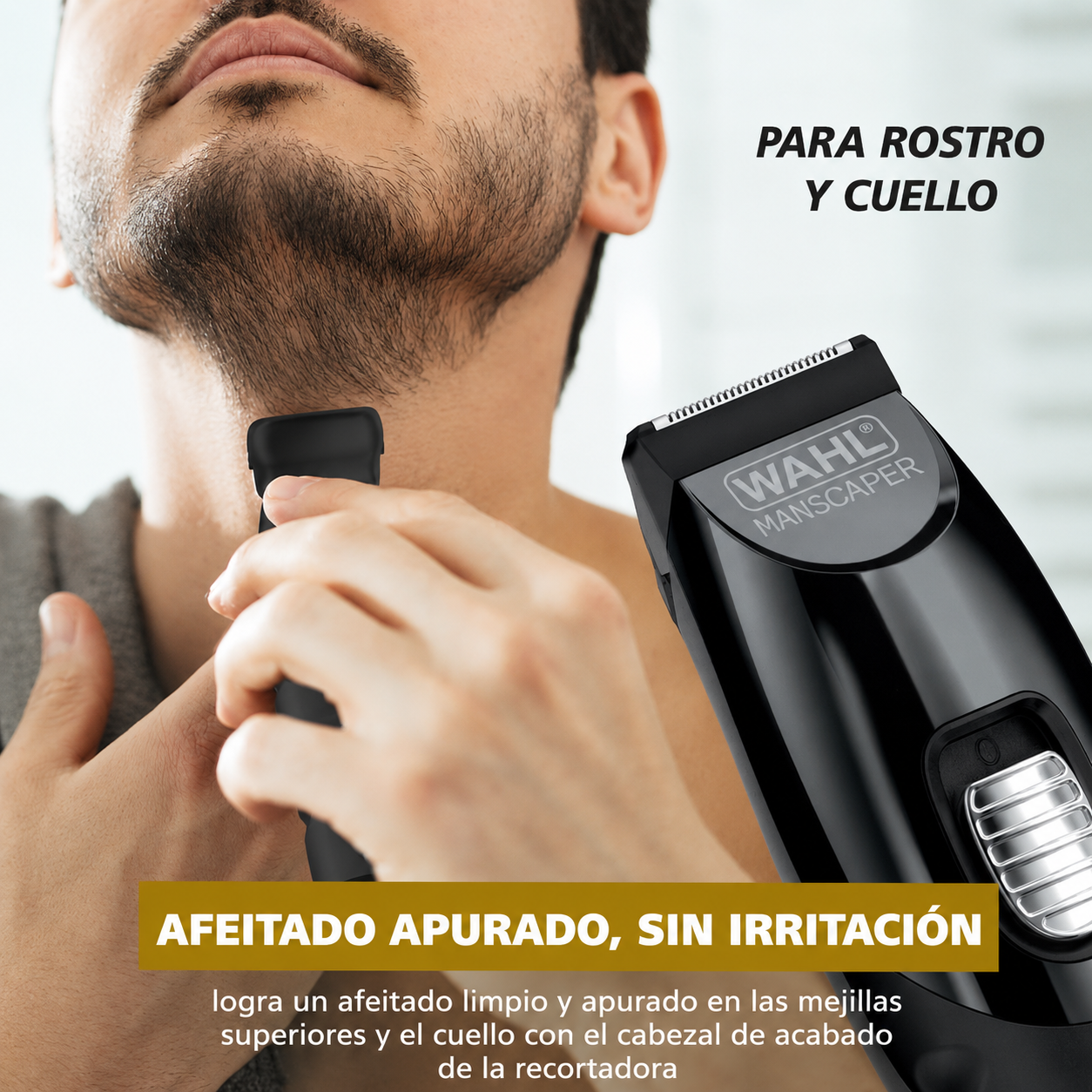 Wahl Manscaper Caja de Herramientas Recortadora Recargable para Recortar, Afeitar y Detallar para Hombre - 3024523