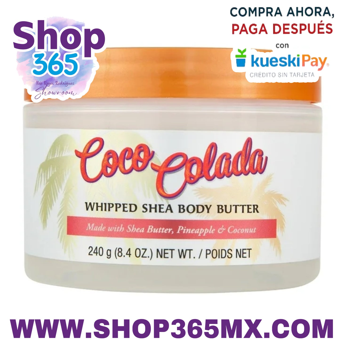 Tree Hut Mantequilla Corporal de Karité Batida de Coco 8.4 oz