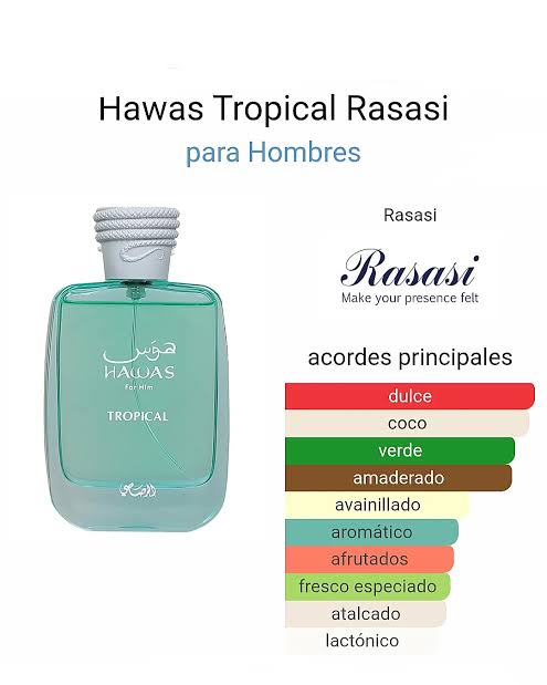 Hawas Tropical de Rasasi ORIGINAL For Him