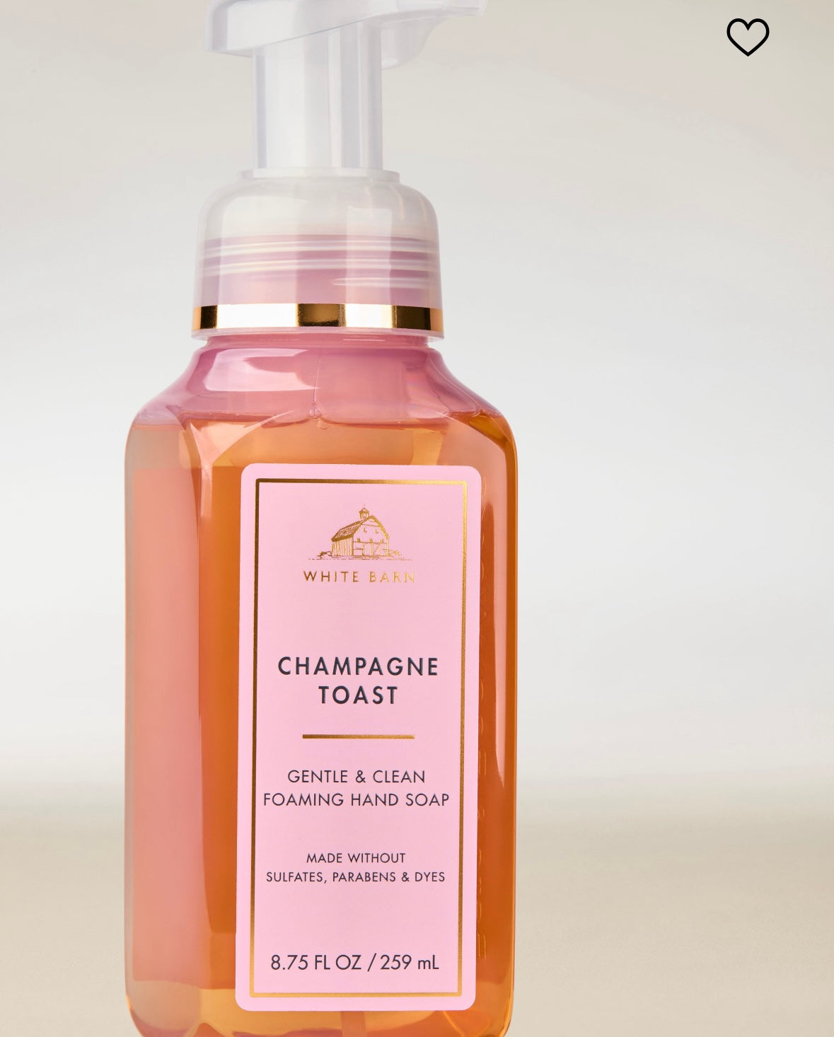Champagne Toast Gentle & Clean Foaming Hand Soap