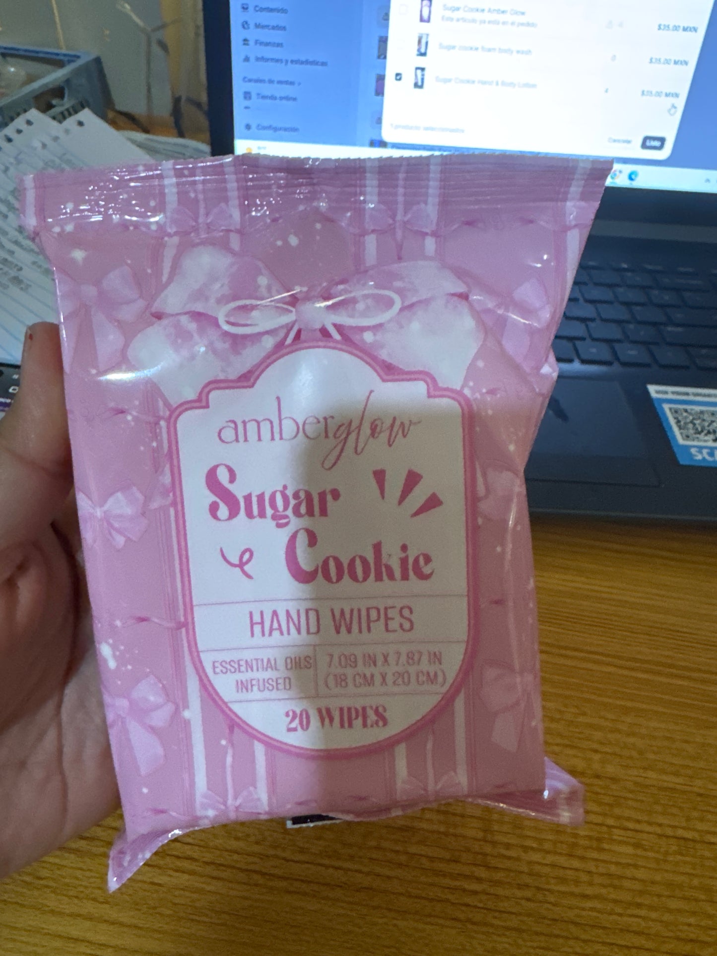 Sugar Cookie Hand Wipes