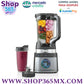 Ninja Detect Power Blender + Personal Monodosis, Tecnología BlendSense, Encimera de Cocina, Plateada, TB300