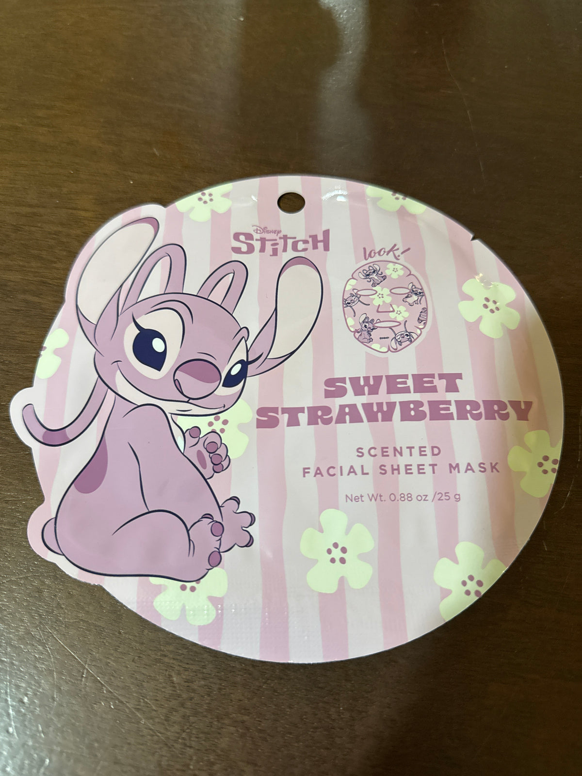Disney Stitch Scented Facial Sheet Mask Sweet Strawberry
