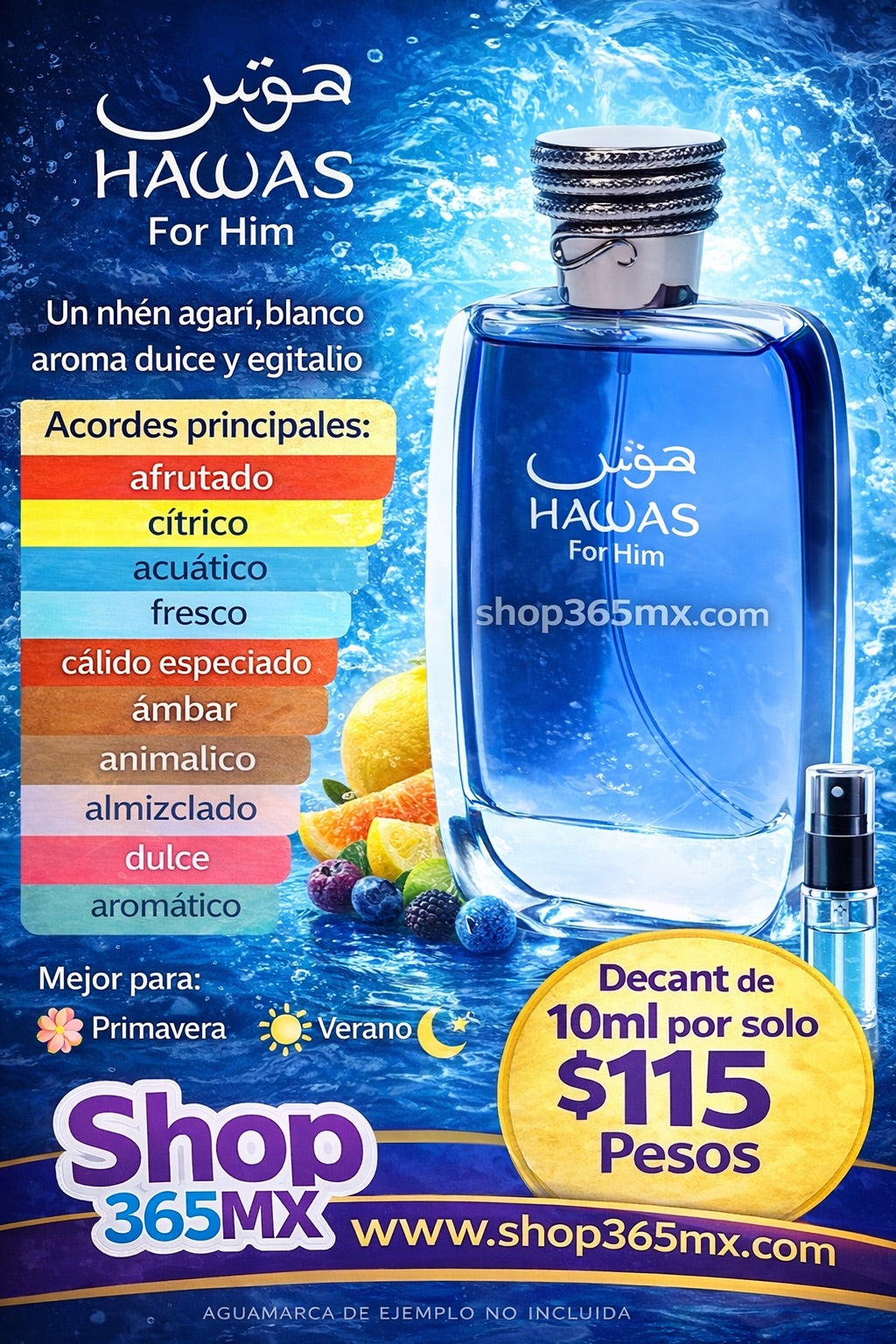 RASASI Hawas For Him 10ML H Decant