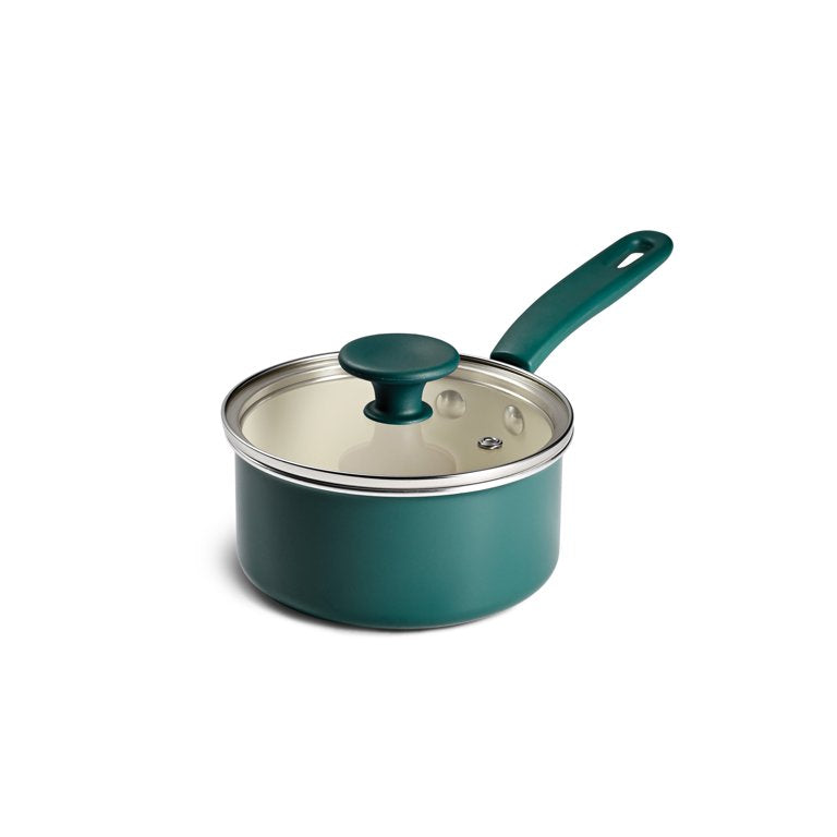 Tramontina Ceramaware 20-Piece Ceramic Nonstick Cookware Set , Green