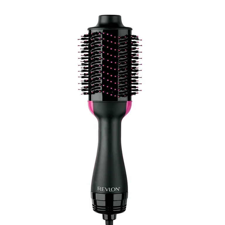 One-Step Revlon Secador de Pelo de Cerámica y Cepillo de Aire Caliente Voluminizador, Negro