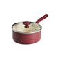 Juego de utensilios de cocina antiadherentes de cerámica Tramontina Ceramaware de 20 piezas, color vino.
