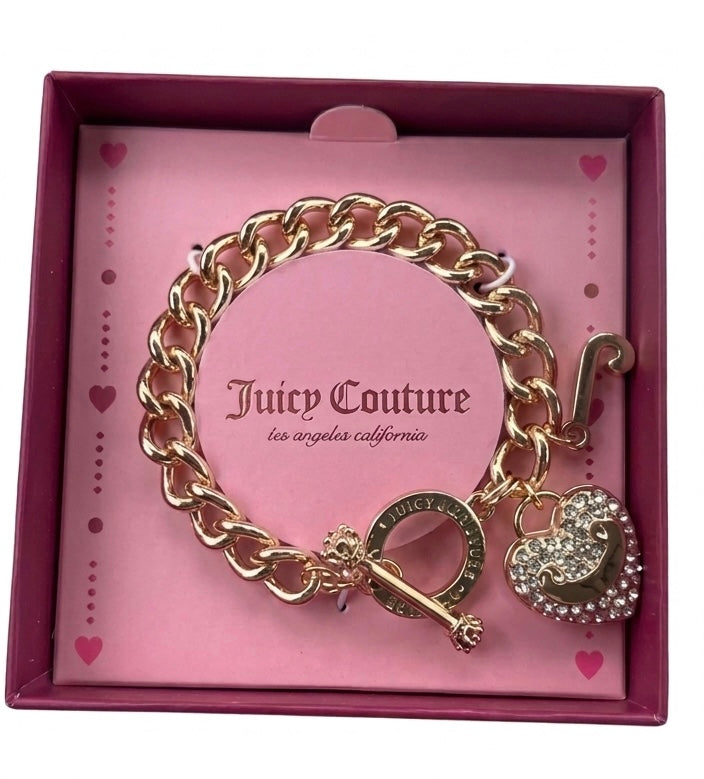 Juicy Couture: Icon Bracelet — Gold & Crystal Edition