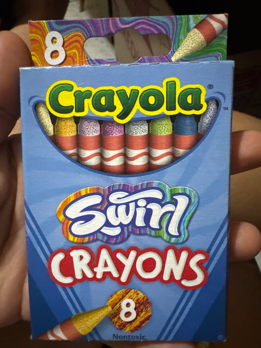 Crayola Swirl 8 Crayons
