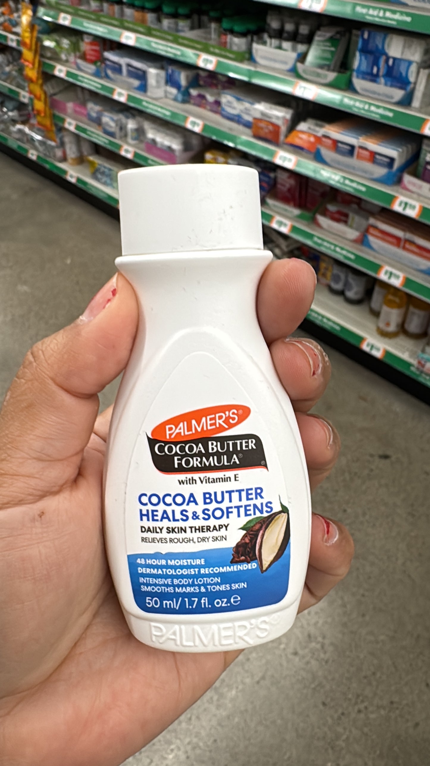 Cocoa butter formula  heals & softenes  Dalmers