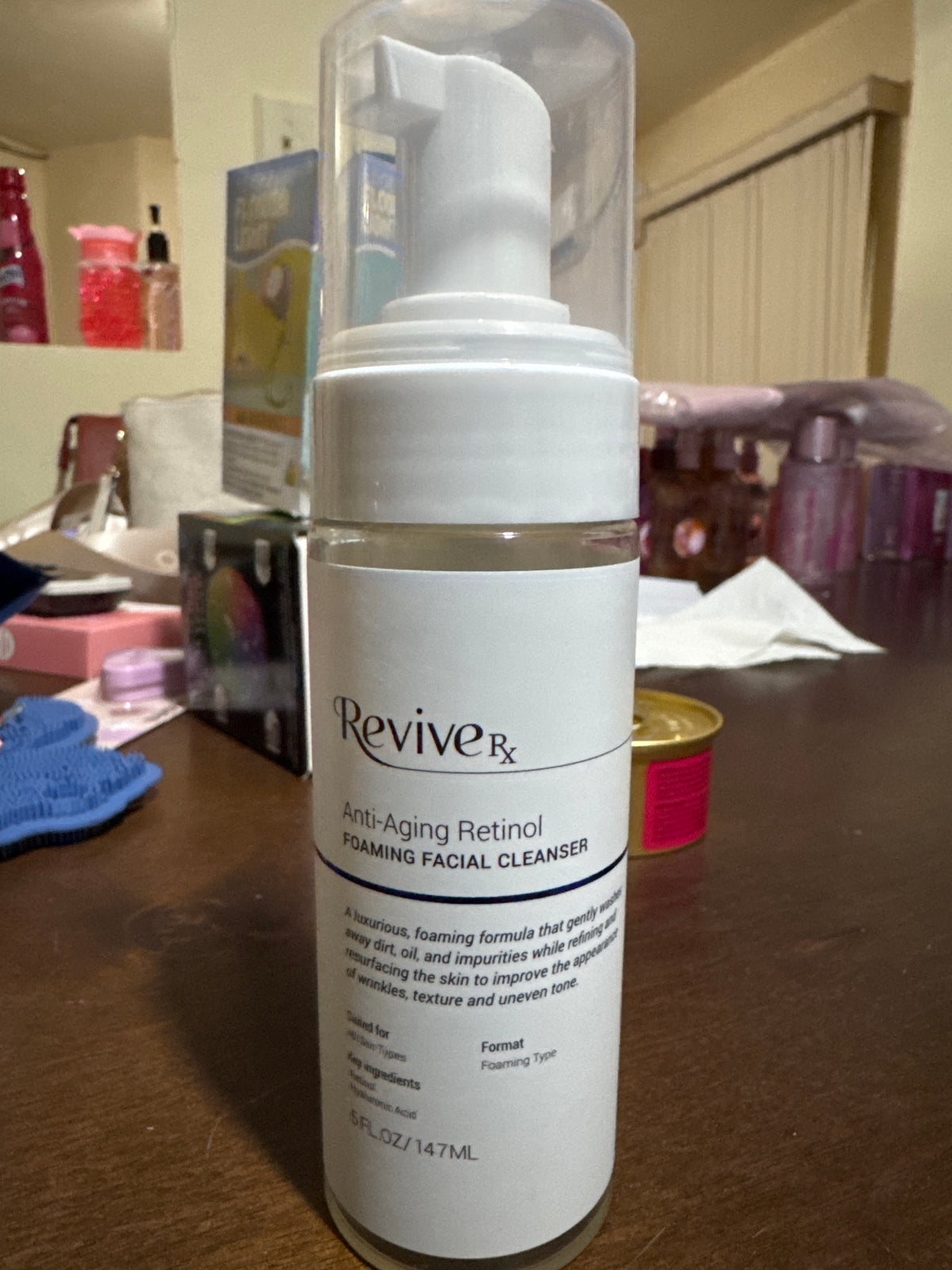 Revive rx - anti aging retinol foaming facial cleanser