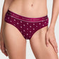Victoria’s Secret Bikini Panty Vino con Estampado Floral y Cintura Logo