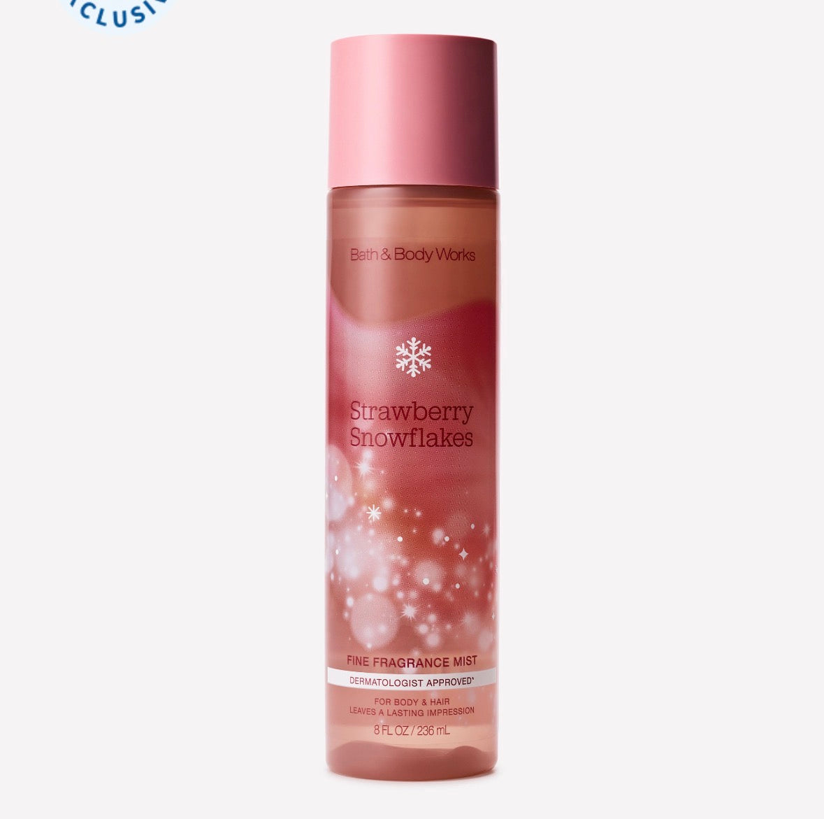Bath & Body Works Strawberry Snowflakes Fine Fragrance Mist | Body Mist 236 ml