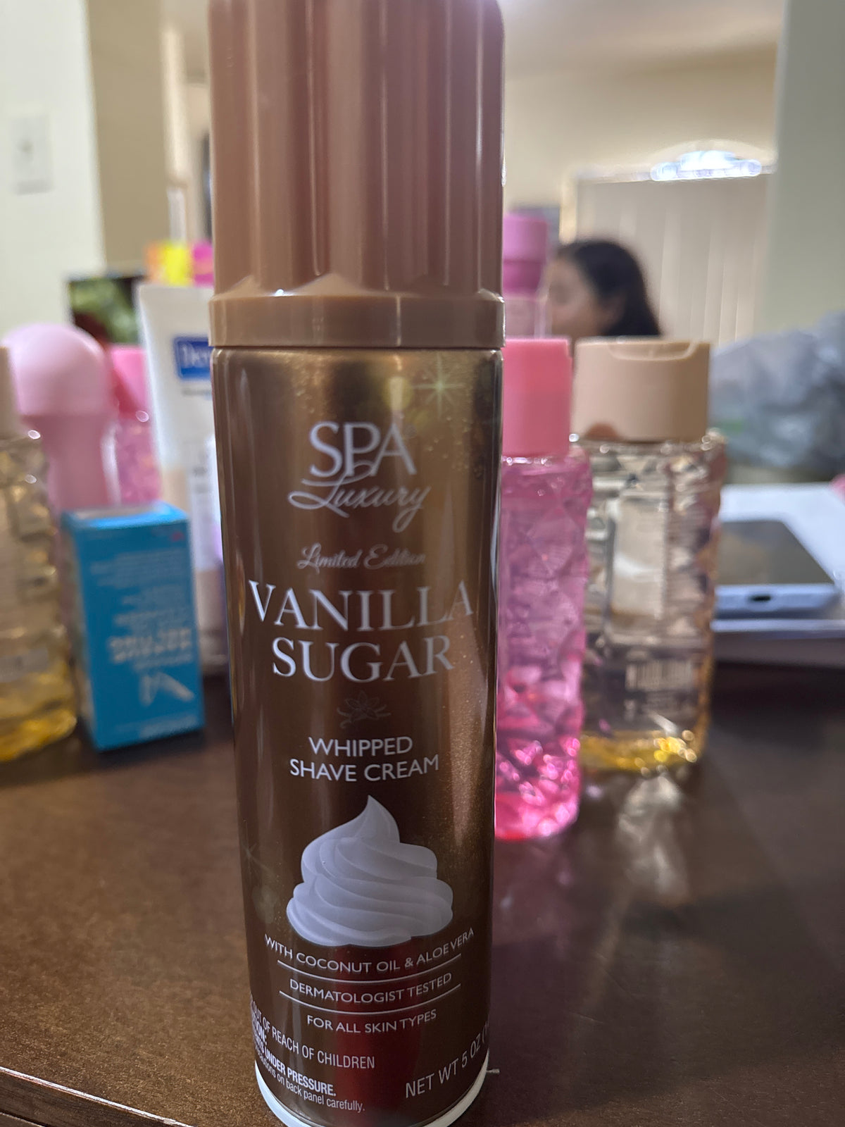 Spa Luxury Whipped Shave Cream Vanilla Sugar