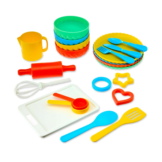 Kid Connection Chef en una Cesta: Juego de Simulación para Niños Pequeños, a Partir de 3 Años, Plástico, Varios Colores