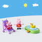 Peppa Pig Juguetes Peppa y Evie's Park Juego Divertido con 2 Figuras, Juguetes Preescolares, 3+
