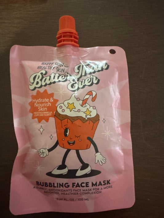 Happy skin Healty skin Batter than ever Bubbling Face Mask
