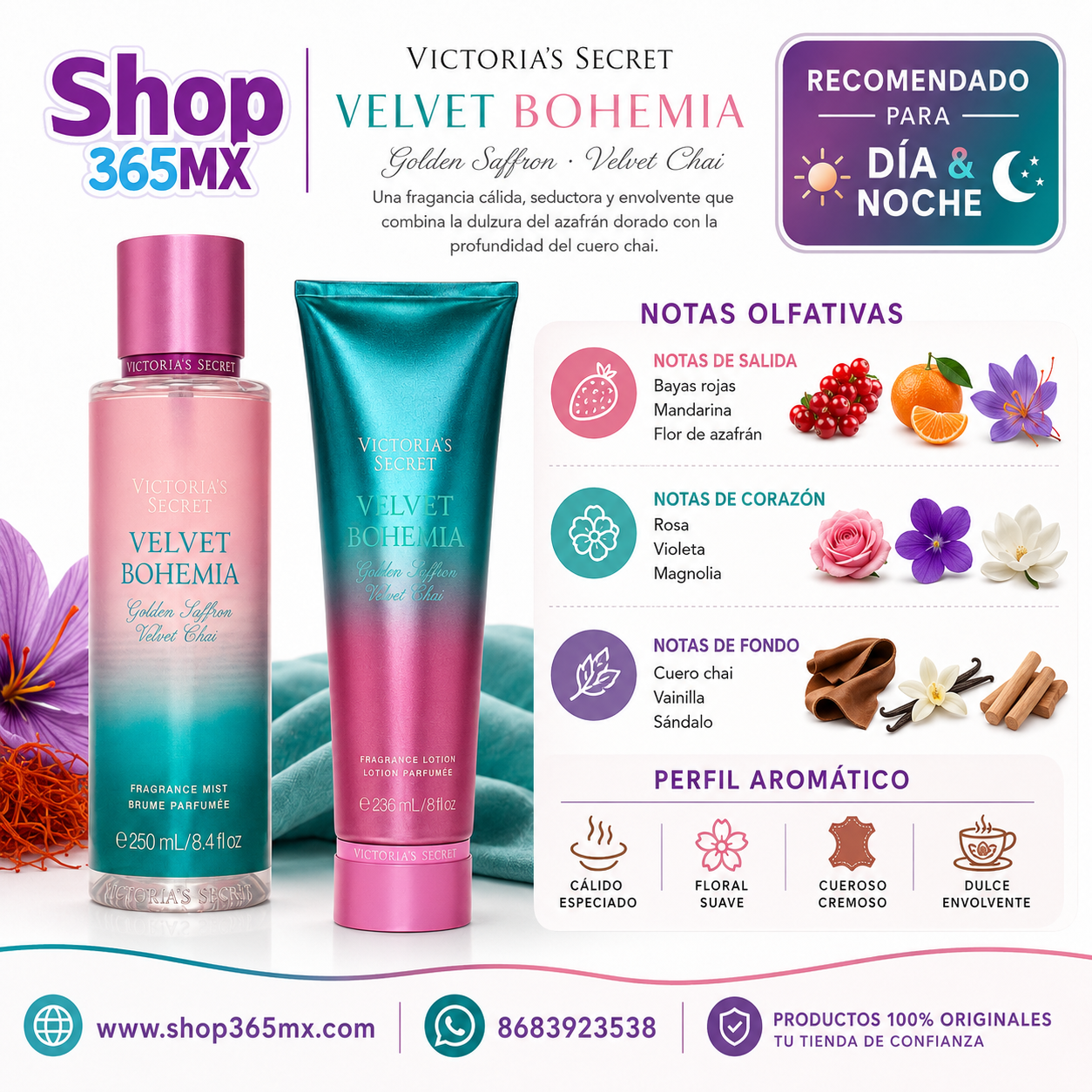 Victoria’s Secret Velvet Bohemia – Body Mist & Fragrance Lotion