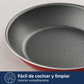Juego de utensilios de cocina antiadherentes Tramontina Primaware de 18 piezas, rojo