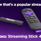 Roku Reproductor Multimedia de Transmisión de Visión 4K HDR Dolby
