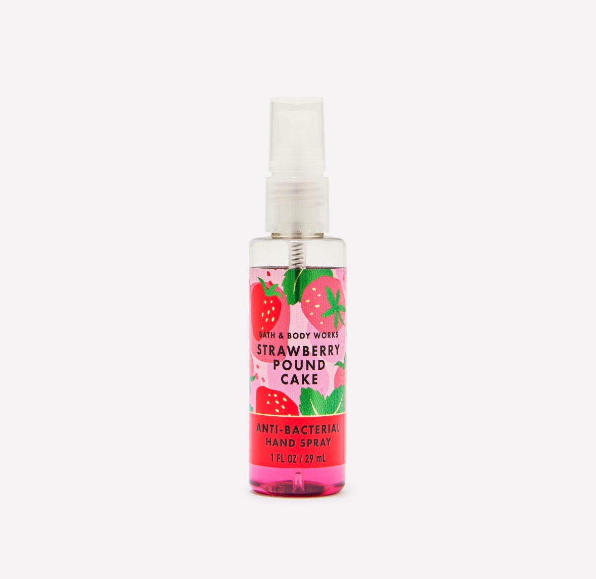 Strawberry Pound Cake Anti-bacterial Hand Spray 29ml Bath Body Works