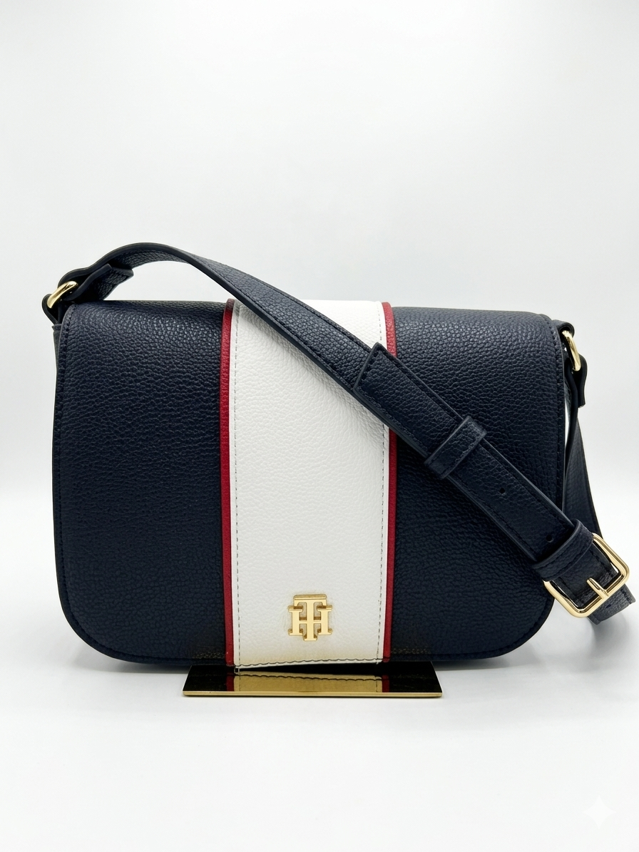 Crossbody Tommy Hilfiger Navy White -red