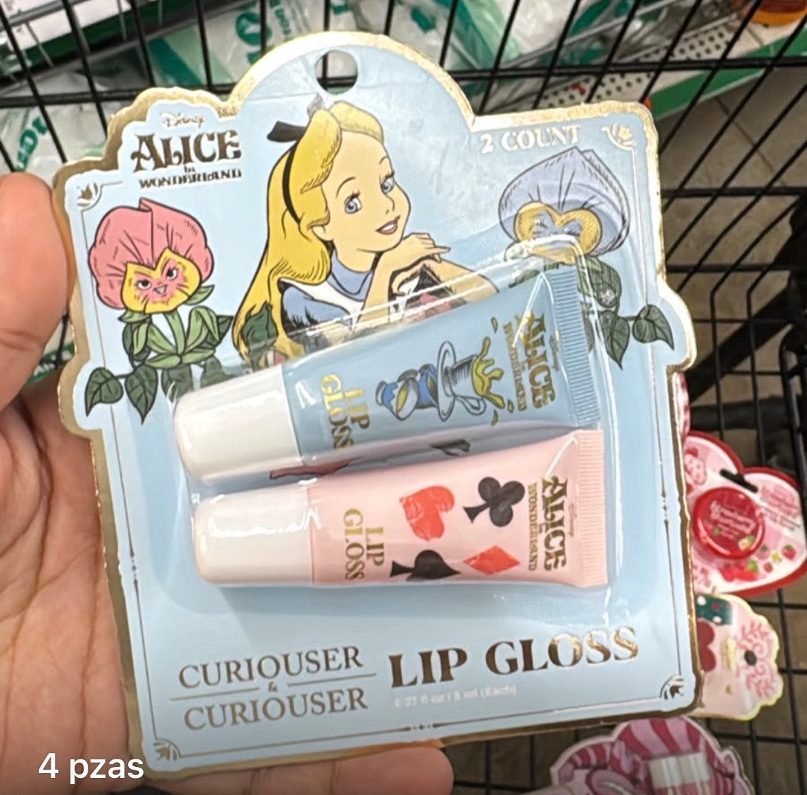 Alicia en el país de las maravillas lip gloss