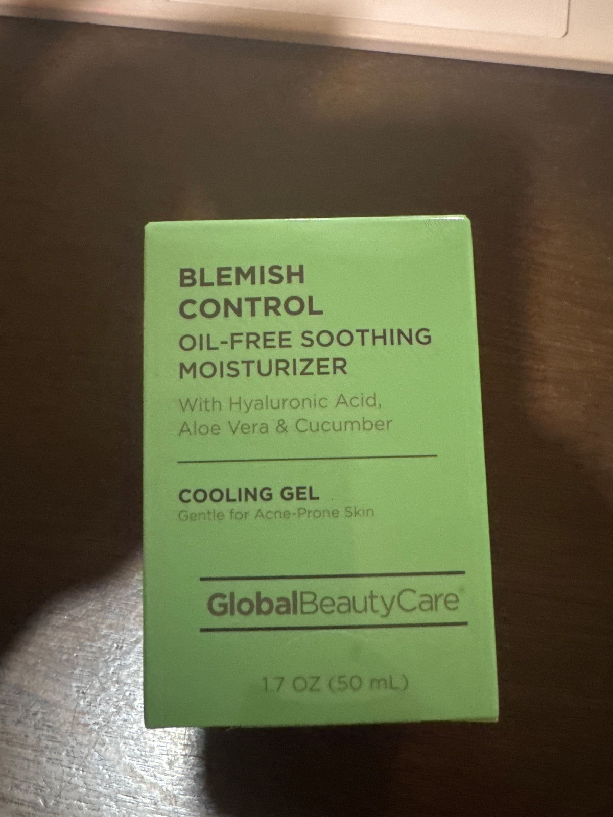 Global Beauty Care Blemish Control Oil-Free Soothing Moisturizer Cooling Gel