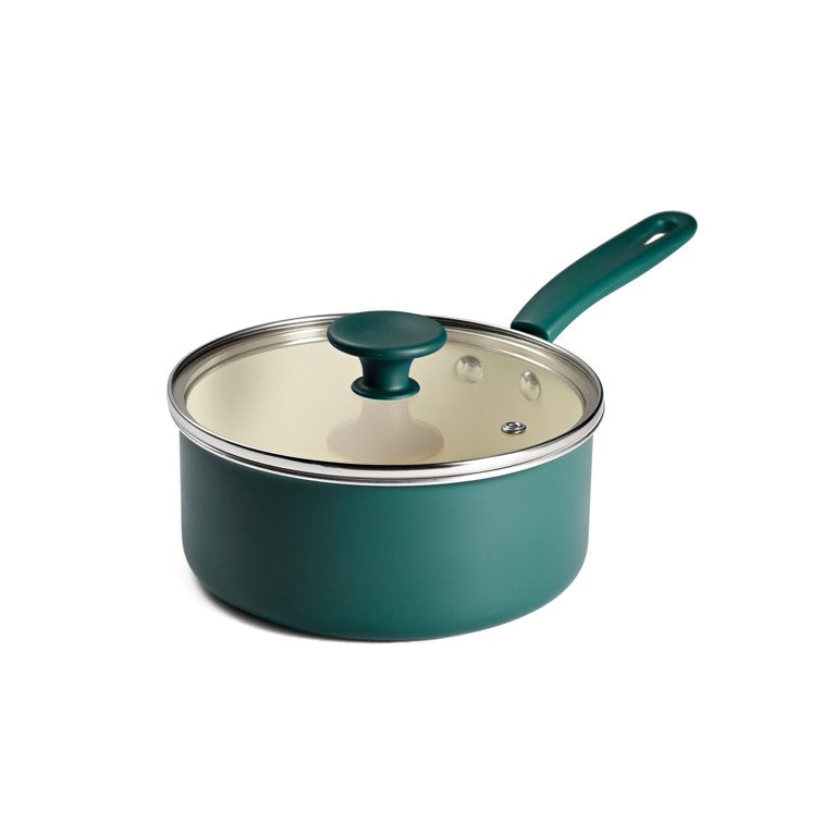 Tramontina Ceramaware 20-Piece Ceramic Nonstick Cookware Set , Green