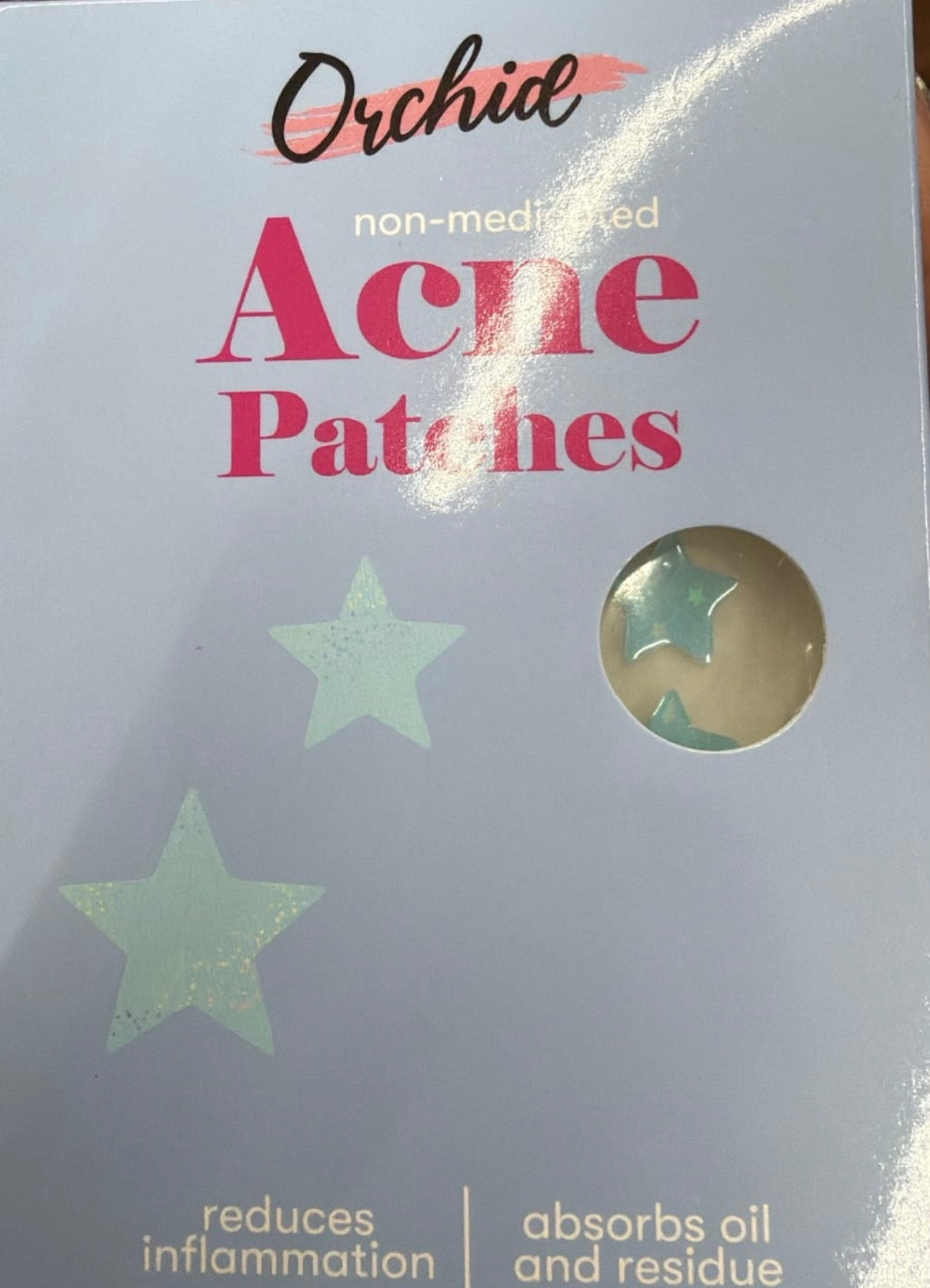 Orchid Acne Patches estrellas