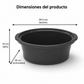 Mainstays Olla de cocción lenta ovalada de 6 cuartos, acabado en acero inoxidable, tapa de vidrio, modelo # MS54100112168S